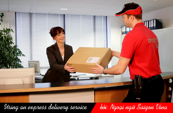 using an express delivery service