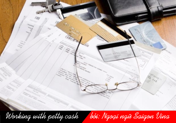Working with petty cash