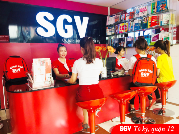 SGV, Trung tâm tiếng Hàn SaiGon Vina ở quận 12 tphcm