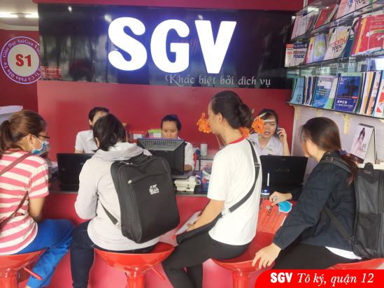 SGV, Trung tâm ngoại ngữ SaiGon Vina tại quận 12