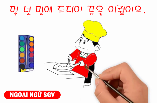 Mẫu câu tiếng Hàn về ước mơ