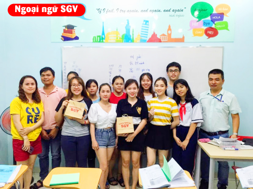 SGV, Khoá học tiếng Anh, Hàn, Hoa, Nhật tại SGV Đà Nẵng