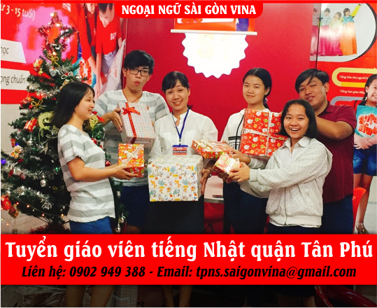 SGV, Cần tuyển giáo viên tiếng Nhật quận Tân Phú