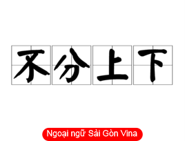 SGV, Cách dùng 不分 trong tiếng Trung
