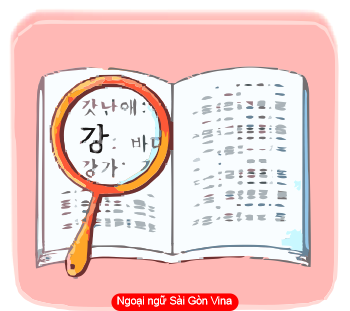 Danh từ 사전 trong tiếng Hàn