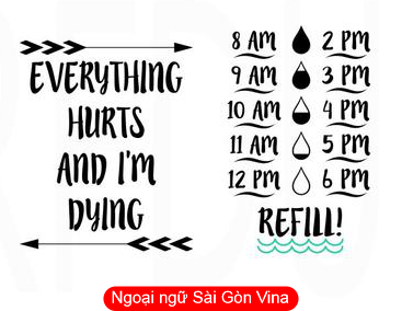Sài Gòn Vina, Idioms with Dying