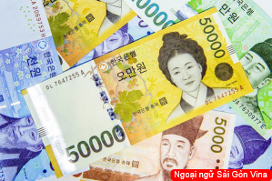 Từ vựng tiếng Hàn về tiền