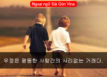 Status tiếng Hàn về tình bạn