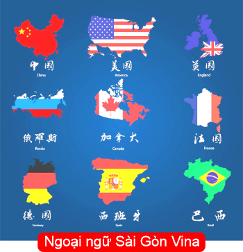 SGV, Tiếng Trung về các quốc gia trên thế giới