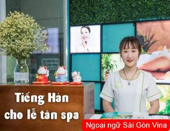 Tiếng Hàn cho lễ tân spa