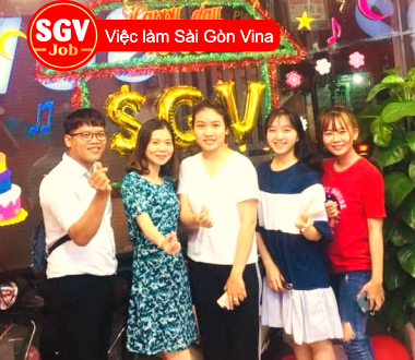 SGV, Sinh viên thực tập chuyên ngành thiết kế đồ họa tại quận Phú Nhuận
