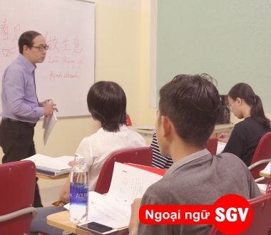 SGV, học tiếng Hoa ở Nhà giáo viên 