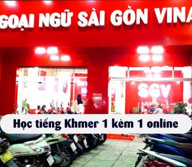 Sài Gòn Vina, Học online tiếng Khmer 1 kèm 1