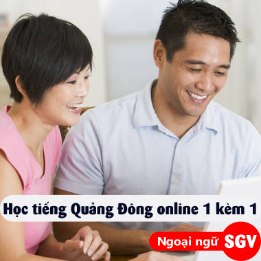 Sài Gòn Vina, Học tiếng Quảng Đông online 1 kèm 1