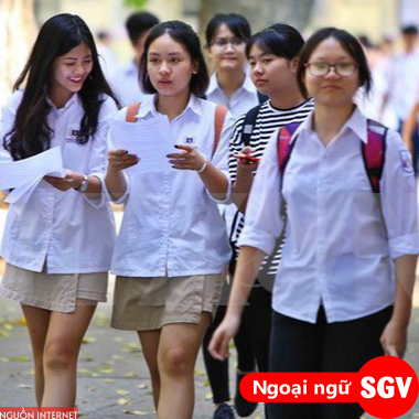 Sài Gòn Vina, Kỳ thi trung học phổ thông quốc gia tiếng Anh là gì