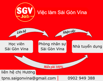 Sài Gòn Vina, Dịch vụ hỗ trợ việc làm Sài Gòn Vina