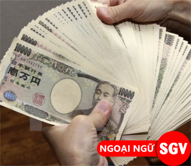 Ngoại ngữ Sài Gòn Vina, tiền trong tiếng Nhật là gì